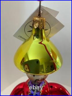 Christopher Radko RARE Italian Glass Christmas Ornament Mr. MOTO 94-280 Signed