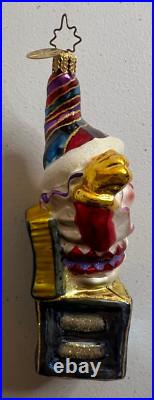 Christopher Radko RARE Jackie #3010486 Jack in Box Glass Blown Ornament