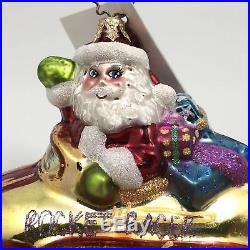 Christopher Radko RED ROCKET RACER Christmas Tree Ornament 0205910