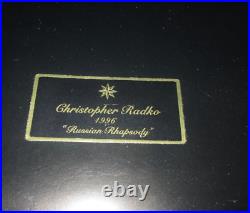 Christopher Radko RUSSIAN RHAPSODY Christmas Ornament Set 6 + Box New Lim Ed