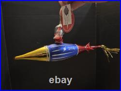 Christopher Radko Rare Italian Spaced Out Santa