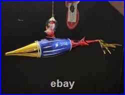 Christopher Radko Rare Italian Spaced Out Santa