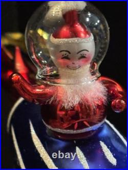 Christopher Radko Rare Italian Spaced Out Santa