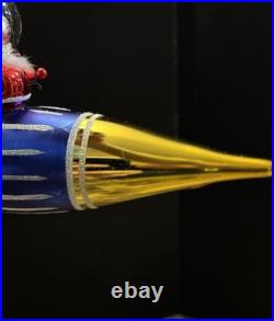 Christopher Radko Rare Italian Spaced Out Santa