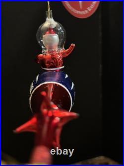 Christopher Radko Rare Italian Spaced Out Santa