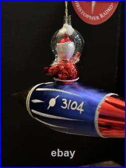 Christopher Radko Rare Italian Spaced Out Santa