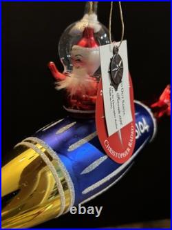 Christopher Radko Rare Italian Spaced Out Santa Christopher Radko Rare Italian Spaced Out Santa