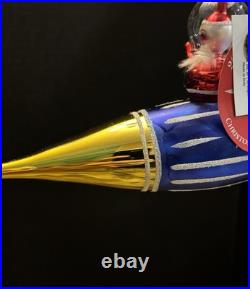 Christopher Radko Rare Italian Spaced Out Santa