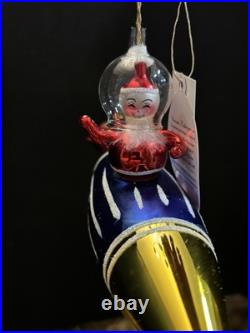 Christopher Radko Rare Italian Spaced Out Santa