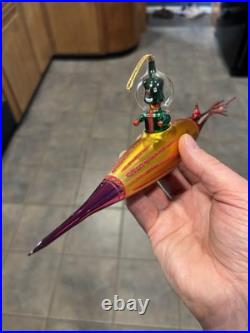 Christopher Radko Rare Martian Holiday