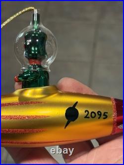 Christopher Radko Rare Martian Holiday