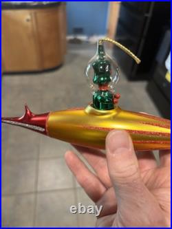 Christopher Radko Rare Martian Holiday