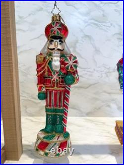 Christopher Radko Rare Nutcracker Ornaments, Lot of 5