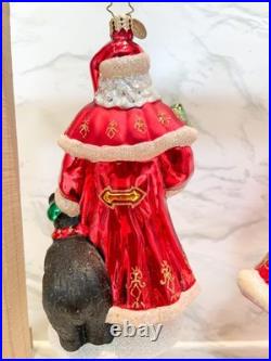 Christopher Radko Rare Santa Ornaments, Lot of 3