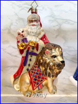 Christopher Radko Rare Santa Ornaments, Lot of 3