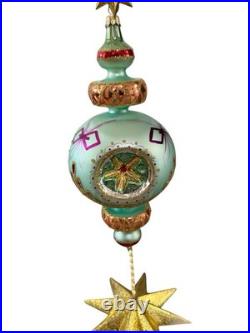 Christopher Radko Razzle Dazzle Triple Reflector Drop Ornament 94-372-1