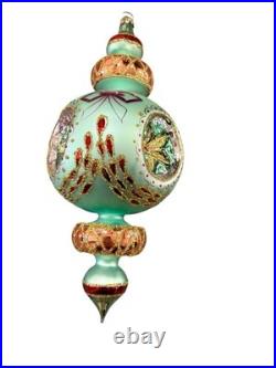 Christopher Radko Razzle Dazzle Triple Reflector Drop Ornament 94-372-1