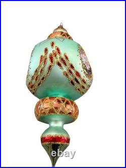 Christopher Radko Razzle Dazzle Triple Reflector Drop Ornament 94-372-1