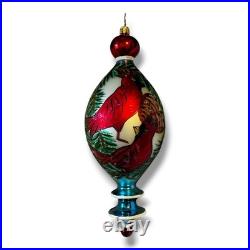 Christopher Radko Red And Scarlet Drop Ornament