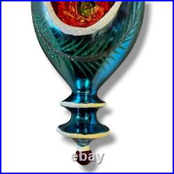 Christopher Radko Red And Scarlet Drop Ornament