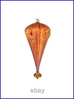 Christopher Radko Retro Flair Drop Reflector Ornament 20 Anniv RARE 1012036