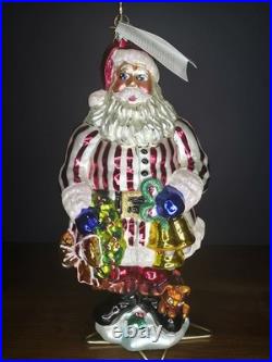 Christopher Radko Ring In The Holiday Limited Edition Santa Ornament (2000)