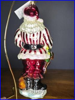 Christopher Radko Ring In The Holiday Limited Edition Santa Ornament (2000)