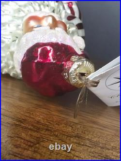 Christopher Radko Ring In The Holiday Limited Edition Santa Ornament (2000)