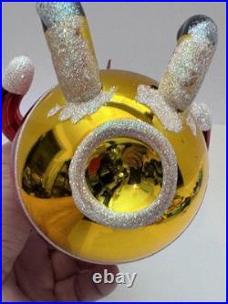 Christopher Radko Roly Poly Pinocchio 94-328-0 Italy Ornament 9