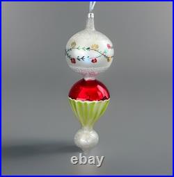 Christopher Radko Rosie Lamp Drop Ball 8 Christmas Ornament RARE Vintage 1990