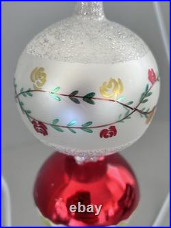 Christopher Radko Rosie Lamp Drop Ball 8 Christmas Ornament RARE Vintage 1990