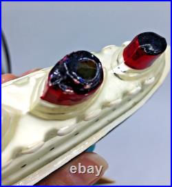 Christopher Radko SS Normandie #99-287-0 Large 7 Blown Glass Ornament withTags