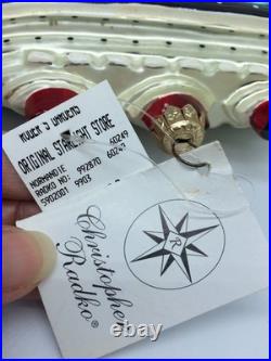 Christopher Radko SS Normandie #99-287-0 Large 7 Blown Glass Ornament withTags