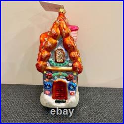Christopher Radko SUGAR SHACK EXTRAVAGANZA Glass Ornament Limited Edition Large