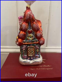 Christopher Radko SUGAR SHACK EXTRAVAGANZA Glass Ornament Limited Edition Large