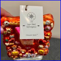 Christopher Radko SUGAR SHACK EXTRAVAGANZA Glass Ornament Limited Edition Large