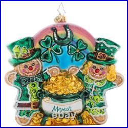 Christopher Radko SWEET POT OF GOLD -March- Ornament Of The Month 1021695