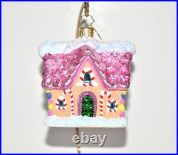 Christopher Radko SWEET RETREAT 2009 Christmas Ornament 3 1/2 Gingerbread House