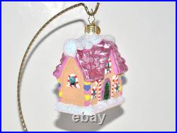 Christopher Radko SWEET RETREAT 2009 Christmas Ornament 3 1/2 Gingerbread House