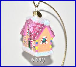 Christopher Radko SWEET RETREAT 2009 Christmas Ornament 3 1/2 Gingerbread House