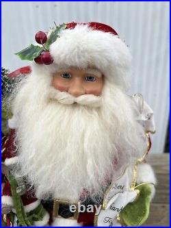 Christopher Radko Santa In Chimney Christmas Twas The Night Rare And Large
