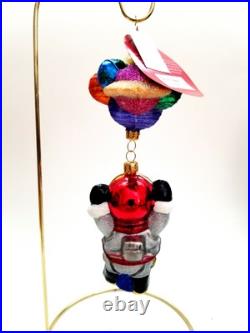 Christopher Radko Santa In Space #1021127 Planets & Santa In Space Suit Dangle