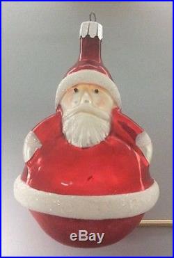 Christopher Radko Santa Ornament Christmas Xmas Vintage Santa Claus Rare