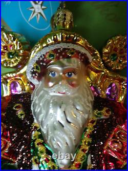 Christopher Radko Santa The Eight Glass Ornament