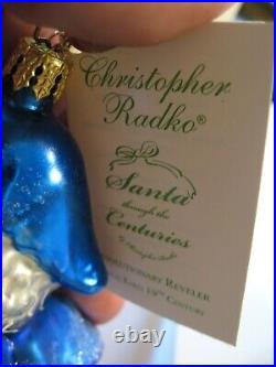Christopher Radko Santa Through the Centuries Revolutionary Reveler Ornament