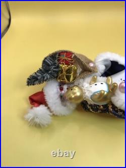 Christopher Radko Santa With Toys, Sack and Bears Santa 98-063-0