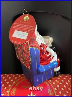 Christopher Radko Santa's 2024 Checklist Chair Brand New In Box