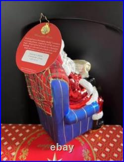 Christopher Radko Santa's 2024 Checklist Chair Brand New In Box