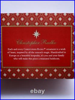 Christopher Radko Santa's Best Friend Glass Ornament 6 -Santa&Dog withbox+tag