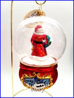 Christopher Radko Santa's Snowy World #1020151 Limited Edition Santa In Dome
